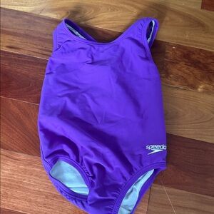 Toddler Speedo One Piece in Vibrant Purple